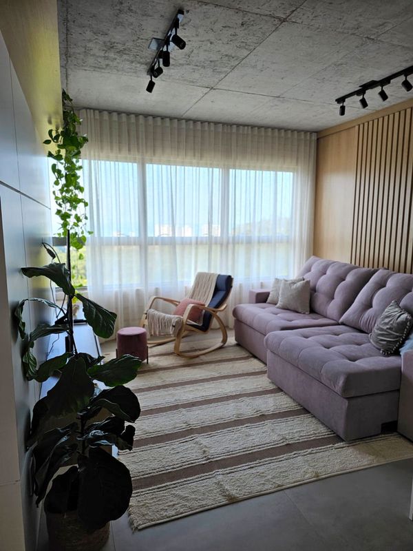 Para Trilho Simples: 220 cm x 263 cm - Linho Gaze Off White (sem forro) · Aline Muller — Itajaí, SC
