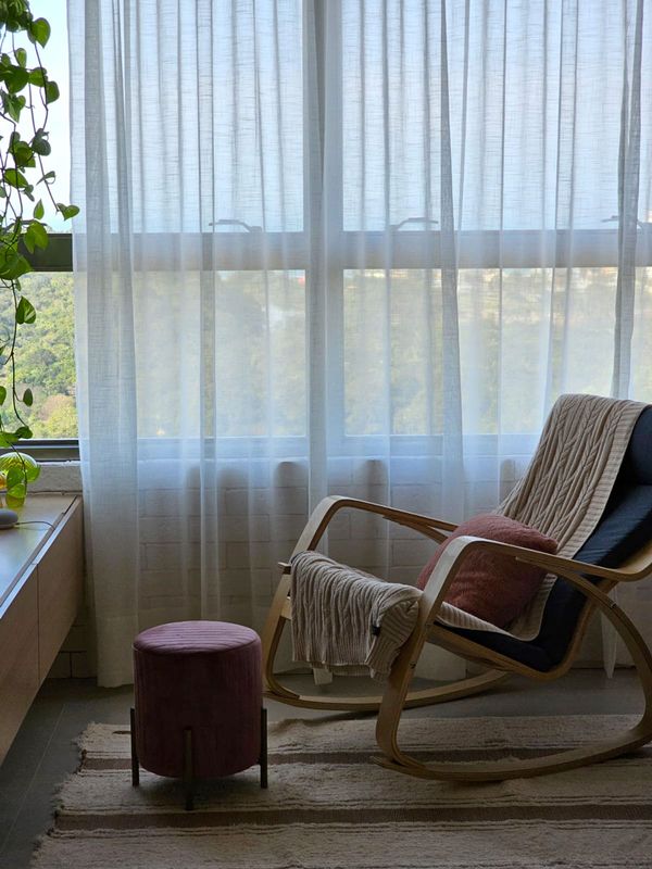 Para Trilho Simples: 220 cm x 263 cm - Linho Gaze Off White (sem forro) · Aline Muller — Itajaí, SC