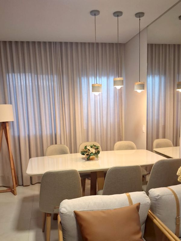 Para Trilho Simples: 260 cm x 272 cm - Linho Gaze Cinza com Forro de Microfibra · Estelinha