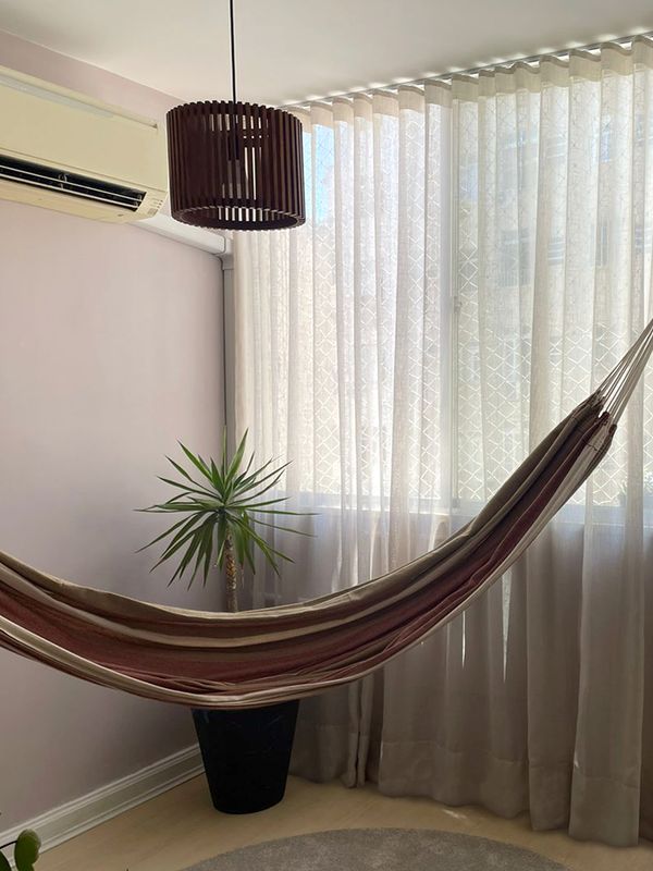 Para Trilho Simples - 180cm x 250cm - Linho Gaze Areia sem Forro · Maria Luiza