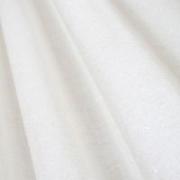 Cortina de Varão 2,00m (4 metros de tecido) com Forro Tecido Glam Areia e Forro de Microfibra Branca
