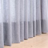 Cortina Prega Wave para Trilho Suíço de 1,50m Glam Titânio com Forro de Microfibra