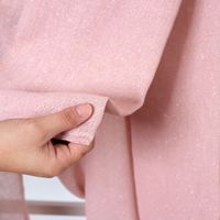 Cortina Sob Medida para Varão de 3,50m (7 metros de tecido) Tecido Glam Bali (rosa)