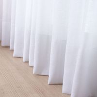 Cortina Sob Medida para Varão de 5,00m (10 metros de tecido) Tecido Glam Branco