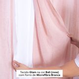 Detalhe do Brilho do Tecido e Forro