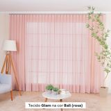 Tecido Glam na cor Bali (rosa)