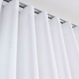 Cortina Wave para Trilho Suíço de 1,50m Glam Branco