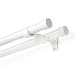 Varão para Cortina Duplo Branco Principal